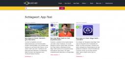 Abbildung des Themas App-Test auf der Internetseite