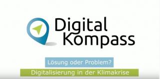 Bildschirmaufnahme der Aufzeichnung des Vortrags über Digitalisierung und Klimakrise